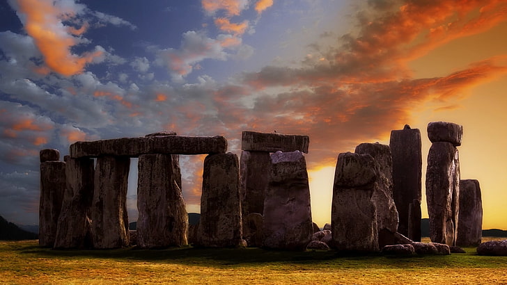 Stonehenge ، Amesbury ، Salisbury SP4 7DE ، المملكة المتحدة ، ستونهنج، خلفية HD
