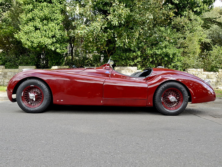 1950, paduan, jaguar, LT2, ras, balap, retro, roadster, supercar, xk120, Wallpaper HD