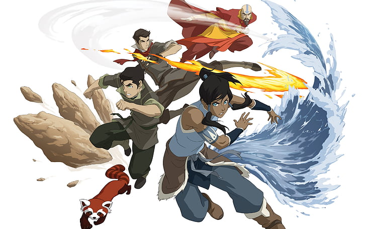 The Legend of Korra Animated, avatar, background, HD wallpaper