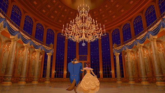 Die Schöne und das Biest, Biest, Cartoon, Disney, HD-Hintergrundbild HD wallpaper