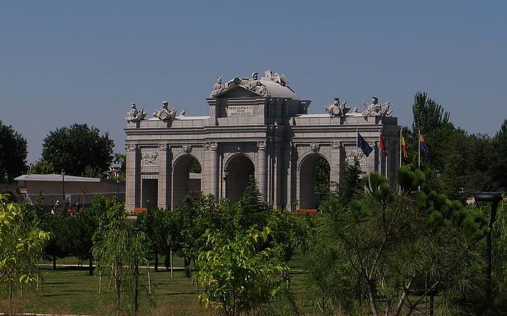 Monumentos, Puerta de Alcalá, HD papel de parede