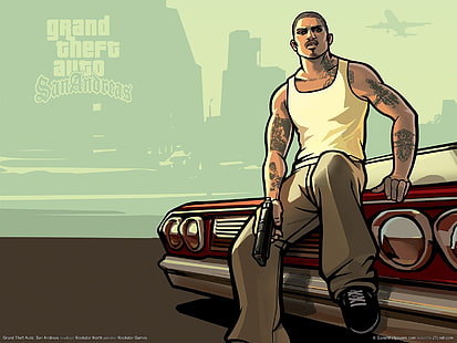 GTA San Andreas wallpaper, Grand Theft Auto San Andreas, video games, HD wallpaper HD wallpaper