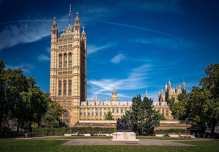 London, UK, Westminster - Houses of Parliament, HD wallpaper