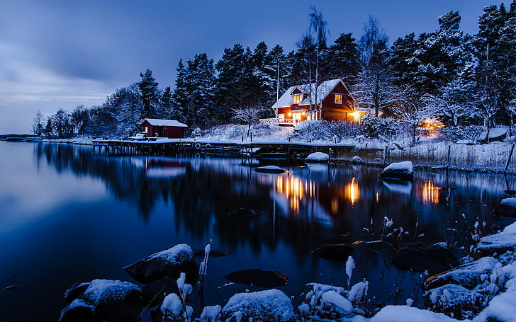 Natur, 1920x1200, Winter, amezing Nacht, HD-Hintergrundbild