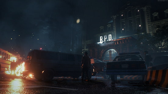 Resident Evil 2, E3 2018, екранна снимка, 4K, HD тапет HD wallpaper