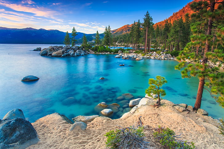 danau tahoe 4k besar untuk desktop, Wallpaper HD