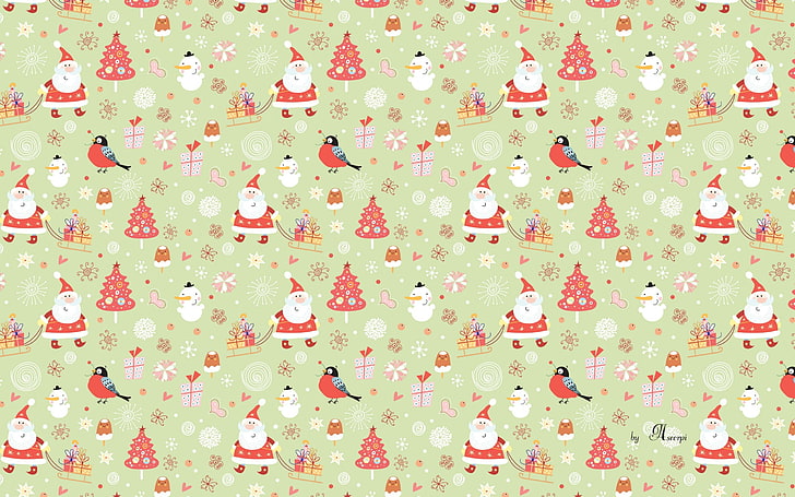 Christmas, New Year, HD wallpaper