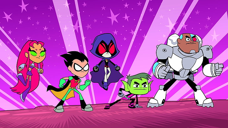Teen Titans, Teen Titans Go !, Beast Boy, Cyborg (Komik DC), Raven (Komik DC), Robin (Komik DC), Starfire (Komik DC), Teen Titans pergi, Tim Drake, Wallpaper HD