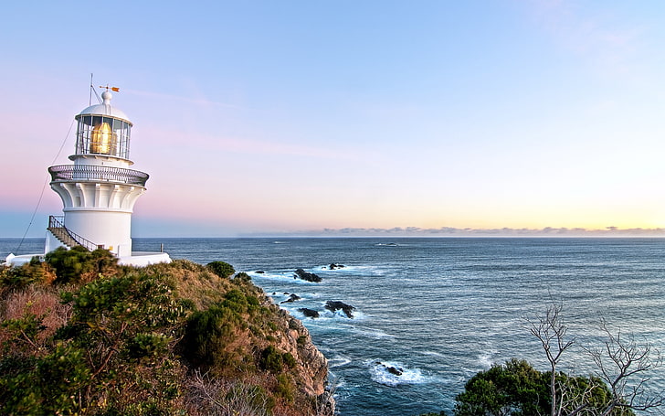 маяк, маяк Сахарная точка, Австралия, HD обои