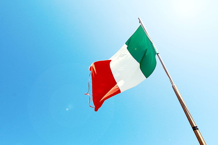 flagga, Italien, HD tapet