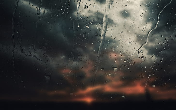 Stadtregen, Regen, HD-Hintergrundbild