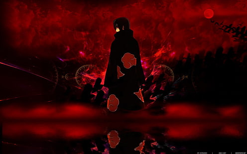 Akatsuki Uchiha Itachi Hintergrundbild, Anime, Naruto, Itachi Uchiha, HD-Hintergrundbild HD wallpaper