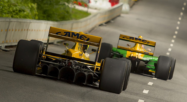 autos de carrera, Fórmula 1, pistas de carreras, Fondo de pantalla HD