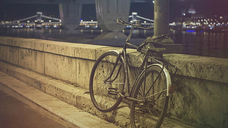 vélo, urbain, Fond d'écran HD