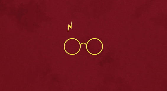 Хари Потър, дигитални тапети с жълти очила, Филми, Хари Потър, Очила, харипотър, HD тапет HD wallpaper