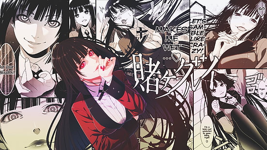 Anime, Kakegurui, Yumeko Jabami, Wallpaper HD HD wallpaper