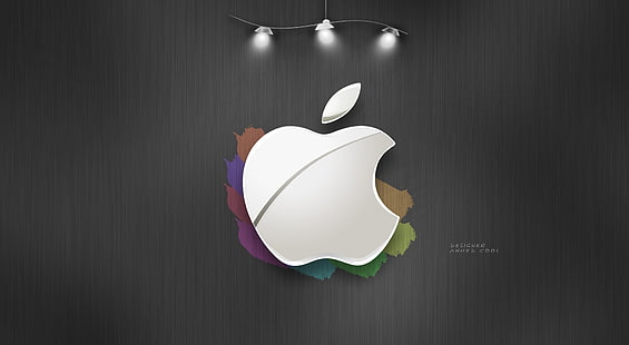 Apple Inc, logotipo del producto Apple, computadoras, Mac, Fondo de pantalla HD HD wallpaper