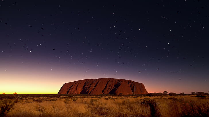 Australia, Ayers Rock, landscape, HD wallpaper