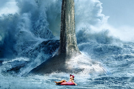 El póster de la película Meg 2018, Fondo de pantalla HD HD wallpaper