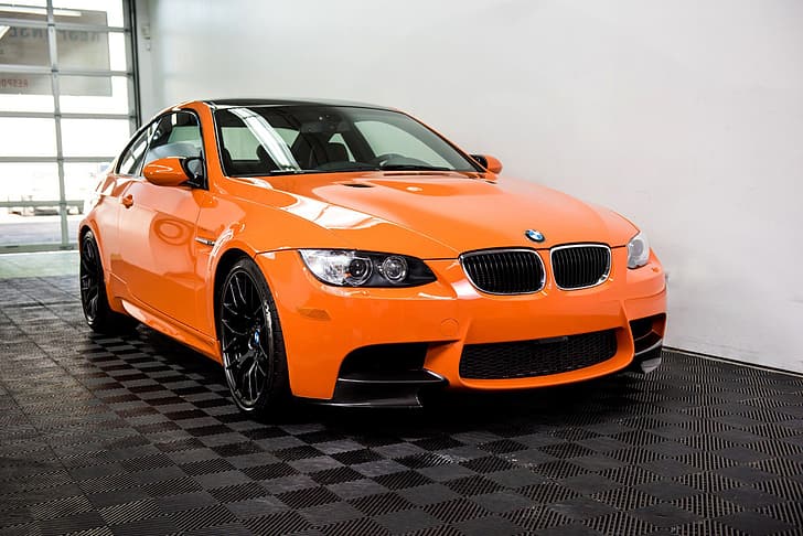 BMW, E92, Wheels, Lime Rock Park Edition, M3, lack, Fire orange, HD wallpaper