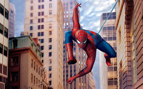 Spiderman Cartoon, homem aranha, desenhos animados, HD papel de parede HD wallpaper