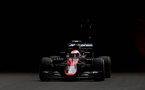 McLaren F1, car, Formula 1, simple background, 2015, HD wallpaper HD wallpaper