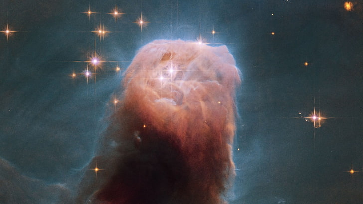 illustrazione della nebulosa, spazio, NASA, galassia, nebulosa del cono, Sfondo HD