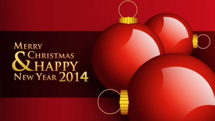 Happy New Year 2014 theme desktop Wallpaper 12, Merry Christmas & Happy New Year 2014 poster, HD wallpaper