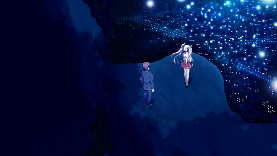 anime, romance visual, HD papel de parede HD wallpaper