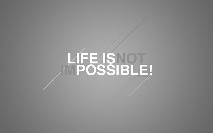 text, meaning, by Robin de Blanche, life Is Possible, HD wallpaper