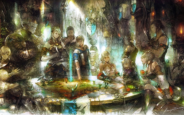 Final Fantasy XIV, Final Fantasy XIV: A Realm Reborn, permainan video, Seni Video Game, seni game, seni fantasi, seni digital, Wallpaper HD