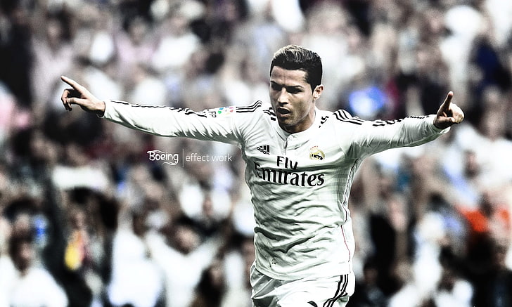 Cristiano Ronaldo, Cristiano Ronaldo, Real Madrid, footballers, men, soccer, HD wallpaper