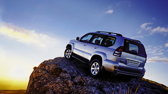 Toyota, Land Cruiser, Prado, Berge, Auto, Fahrzeug, HD-Hintergrundbild HD wallpaper