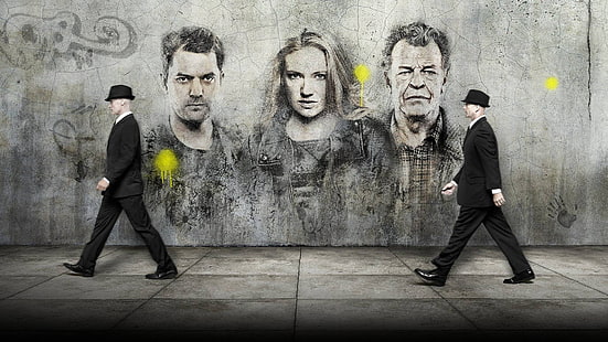 Fringe (serie de televisión), TV, graffiti, promociones, series de televisión, Anna Torv, Fondo de pantalla HD HD wallpaper
