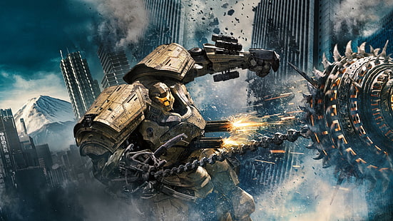Pacific Rim, Pacific Rim: Uprising, Jaegers, Robots, science fiction, Fond d'écran HD HD wallpaper