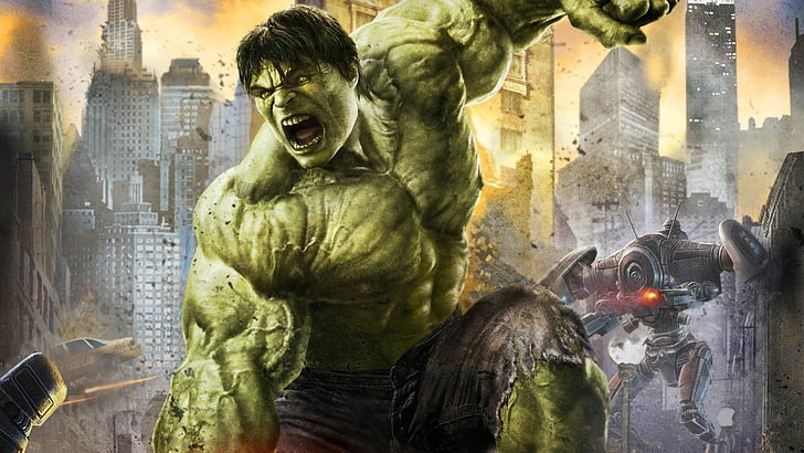 Marvel Incredible Hulk digital wallpaper, Comics, Hulk, HD wallpaper