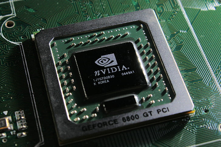 GPU, графични процесори, електронни, Nvidia, GeForce, компютър, платки, печатни платки, микрочип, HD тапет