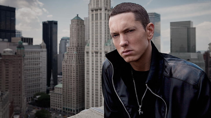 4K, rapero, cantante, Eminem, actor, Fondo de pantalla HD