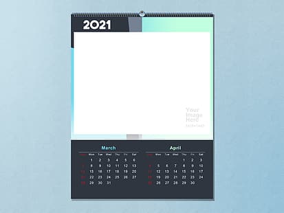 Kalendarz 2021, szablon, Tapety HD HD wallpaper