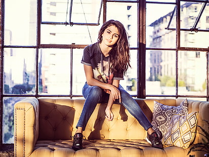 Selena Gomez, Neo, fotoğraf çekimi, Selena Gomez, 2015, Moda için Adidas, HD masaüstü duvar kağıdı HD wallpaper