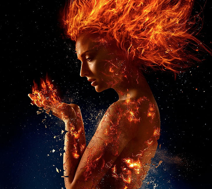 Film, X-Men: Dark Phoenix, Jean Gray, Sophie Turner, Wallpaper HD