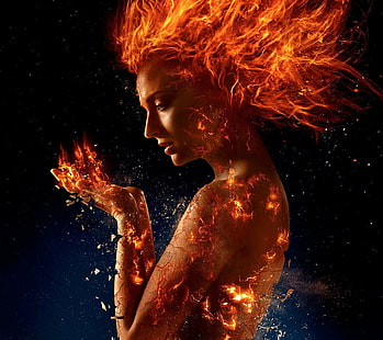 فيلم ، X-Men: Dark Phoenix ، Jean Gray ، Sophie Turner، خلفية HD HD wallpaper
