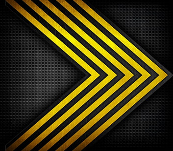 yellow and black arrow wallpaper, abstract, texture, background, grunge, HD wallpaper HD wallpaper