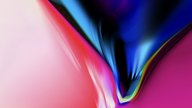 iPhone X wallpaper, iPhone 8, iOS 11, colorful, HD, HD wallpaper