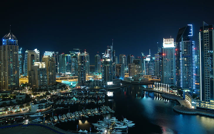 Amazing Dubai Marina, amazing, dubai, marina, travel and world, HD wallpaper