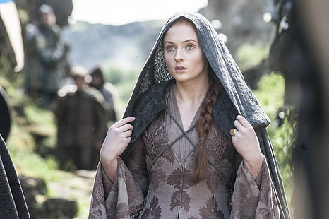 Sansa Stark, 왕좌의 게임, 소피 터너, 여성, HD 배경 화면 HD wallpaper