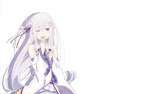 Anime, Re: ZERO - Commencer la vie dans un autre monde -, Emilia (Re: ZERO), Fond d'écran HD HD wallpaper