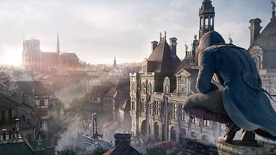 Tapeta Assassin's Creed, Assassin's Creed: Unity, gry wideo, Tapety HD HD wallpaper
