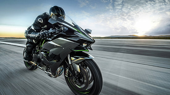 Kawasaki ninja h2r, спортни велосипеди, най-добри мотоциклети, най-добър мотоциклет, HD тапет HD wallpaper