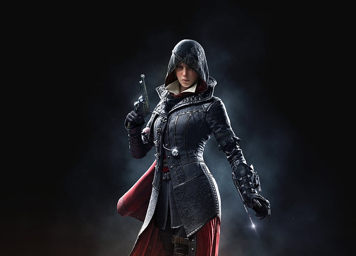 Assassin's Creed Charakter digitales Hintergrundbild, Evie Frye, Assassin's Creed, Syndicate, HD-Hintergrundbild
